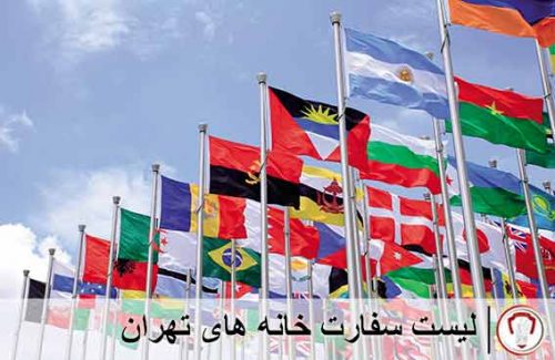 لیست-سفارت-خانه-های-تهران