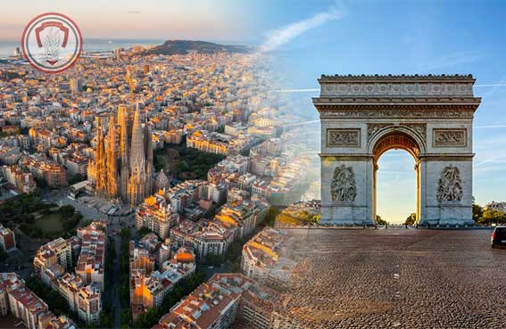 barcelon-rome-paris